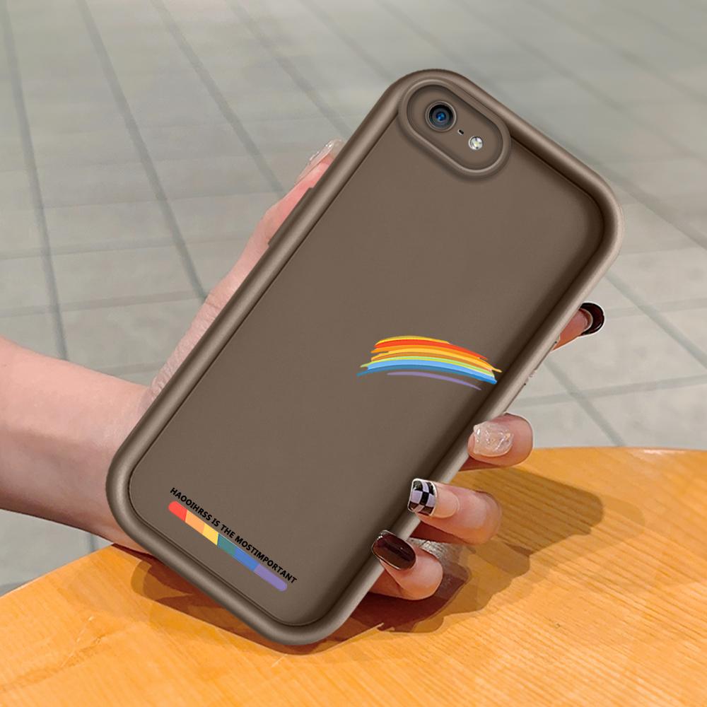 

Мягкий силиконовый квадратный чехол с рисунком лестницы для телефона, полное покрытие камеры, противоударный защитный резиновый чехол для iPhone Infinix Tecno OnePlus iPhone 13 Mini коричневый