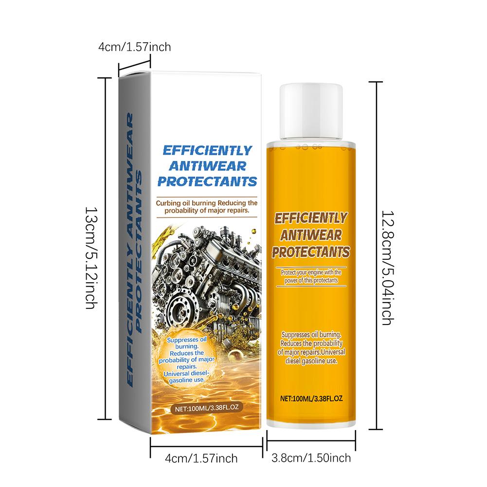 Engine Oil Antiwear Protector High Efficiency Additive Antiwear Agent Noise Suppressor Fuel Efficient Protective Agent Engine