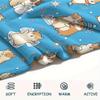 1PC Winter Hamsters Graphic Print Flannel Blanket Lightweight and portable for Home Decor Warmth and Comfort Birthday Present Birthday Gifts