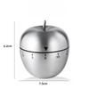 60 Minute Egg Shaped Mechanical Kitchen Timer for Baking Cooking Students Study Creative Countdown Alarm