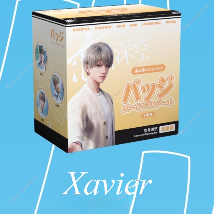 Joc Love and Deepspace Sylus Rafayel Zayne Xavier Set 6 Bucăți Insignă 58MM + 6 Bucăți Card Transparent Decorare Cosplay Desen Animat Cadouri Noi