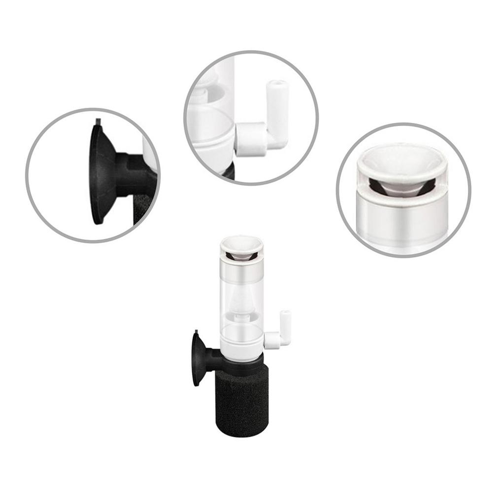 3-in-1 Mini-Filter Mehrschichtiger Biochemischer Schwammfilter Eingebaute Ultra-leise Sauerstoffpumpe Für Aquarium Fischbecken