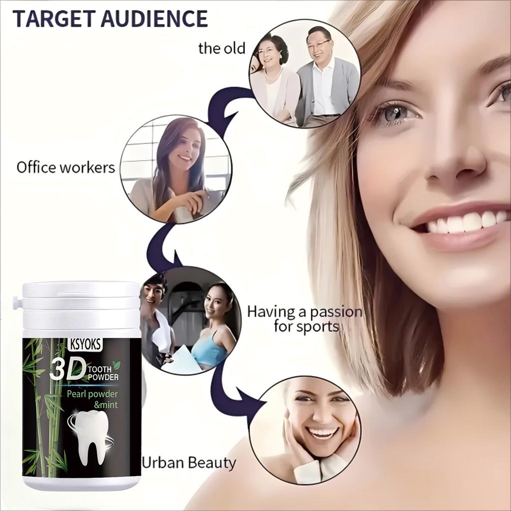 The surface of the teeth is shiny and the gaps between them are clean, so there is no need to worry about oral hygiene