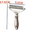 Dog Comb Knife Dog Brush Pet Hair Remover Stainless Steel Combs for Dogs Hair Knot Cleaning Pet Grooming Brush Dogs Knife Comb