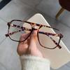 1Pc Fashion Anti-Blue Light Glasses Men Women Transparent Computer Glasses Frame Retro  Square Eyeglasses