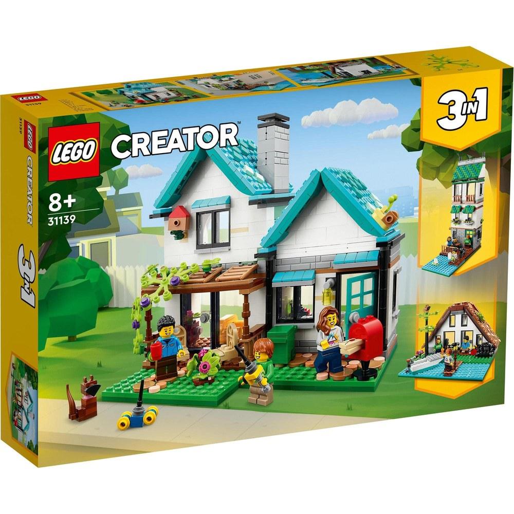 LEGO Creator 3-in-1 Houses Christmas Gift 31139 Toy Blocks Present for Kids 8 and Up