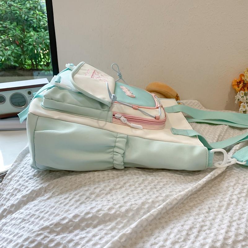 Сумка через плечо с цветными блоками — фото 15