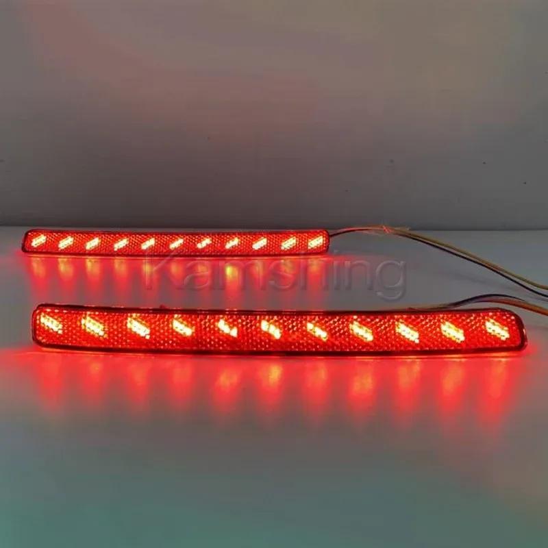 Kamshing a Pair LED Rear Bumper Light For Changan CS55 Plus 2 Generation LED Streaming Lamp Rear Brake Light Stop Lamp