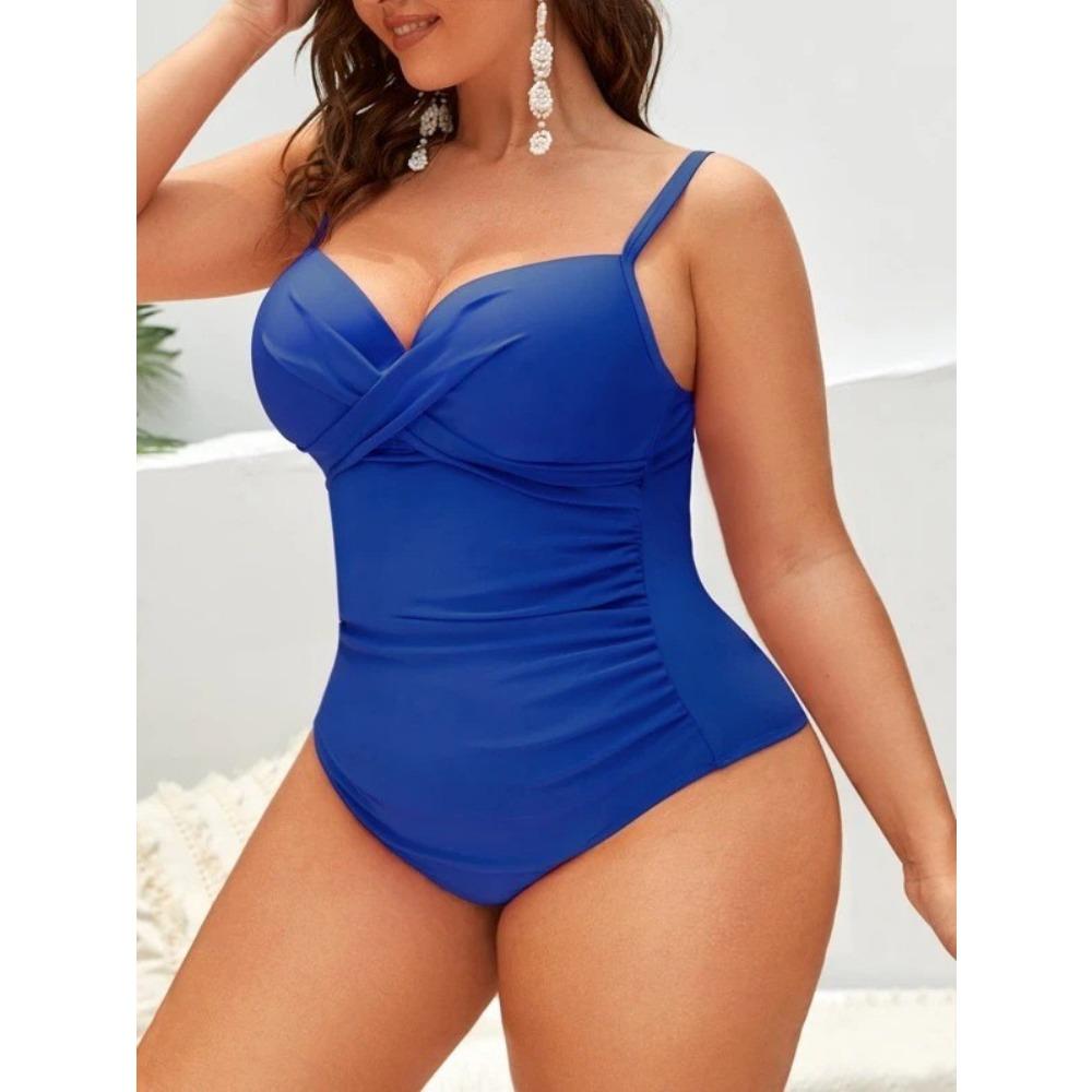 

Женское бикини, сексуальный купальный костюм с высокой талией, пляжный купальник, женский летний купальник 4XL синий