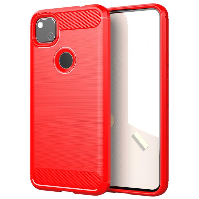 

Противоударный бампер для Google Pixel 5 Чехол для Google Pixel 5 Чехол Мягкий силиконовый полный защитный бампер для телефона Google Pixel 5 For Google Pixel2 XL красный