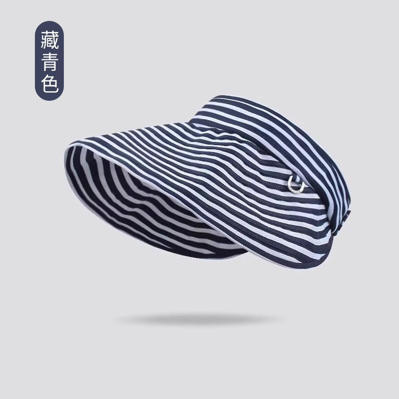 Adjustable Striped Open-Top Hat Women Outdoor casual Cycling & Sports - Summer Trendy