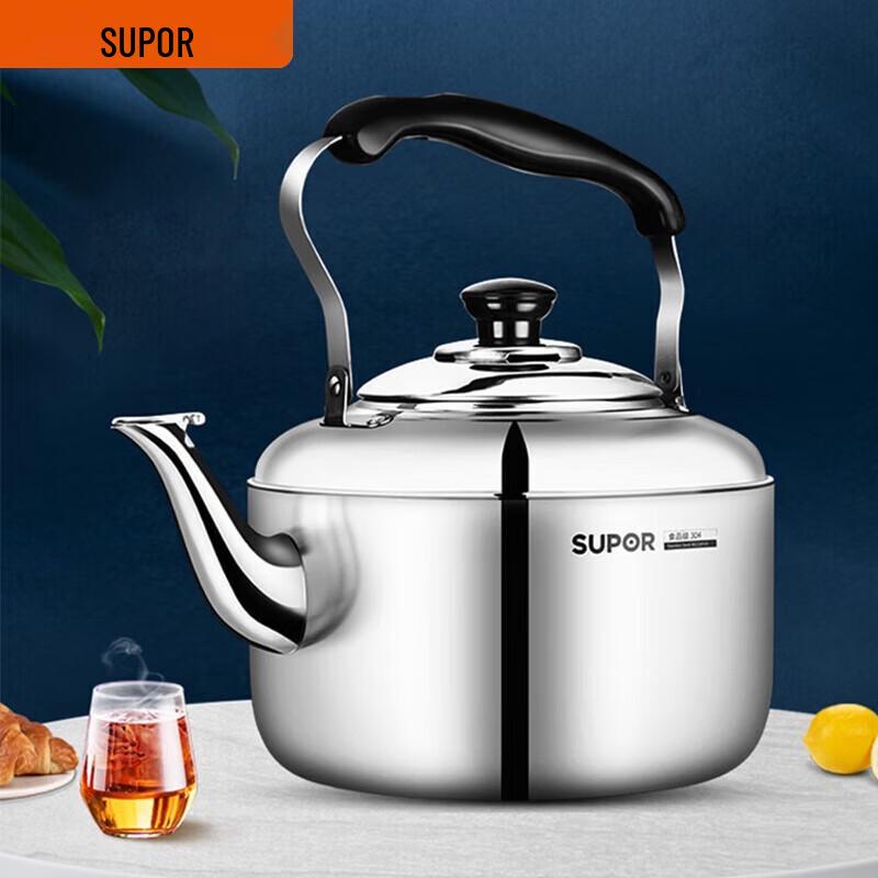 Чайник для газовой плиты SUPOR 4 л из нержавеющей стали 304