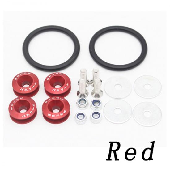 Aluminum Universal JDM Quick Release Fasteners Bumper Fender Washers For Car Honda Civic Kia Mitsubishi Detachable