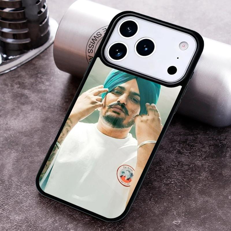 Sidhu Moosewala Phone Case For iPhone 17,16e,15,14,13,12,11,Mini,Pro,MAX soft Silicone Cover