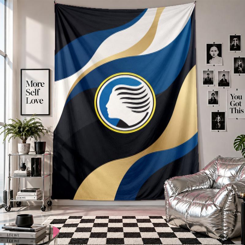 Atalanta FC Wall Tapestry Home Decor Wall Hanging Cloth for Bedroom Living Room Background