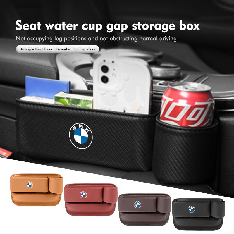 Multifunction Car Seat Gap Storage Box Water Cup Holder Card Bag For BMW E87 E70 E91 E30 G20 E92 E93 E60 E46 E90 G30 E53 X1