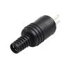 Audio Connector 2 Pin DIN Speaker Cable with Screw Connections Offering and Stable Contact for HiFi Speaker Systems