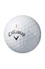 Callaway Golfball CHROME SOFT X LS 2022 1 Dutzend (12 Stück) 4-teiliges Konstruktionsset in Weiß
