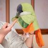 Cute Bird Parrot Hand Puppet Soft Stuffed Fluffy Doll Cosplay Plush Funny Educational Baby Toy Game Kawaii Cockatiel Budgerigar
