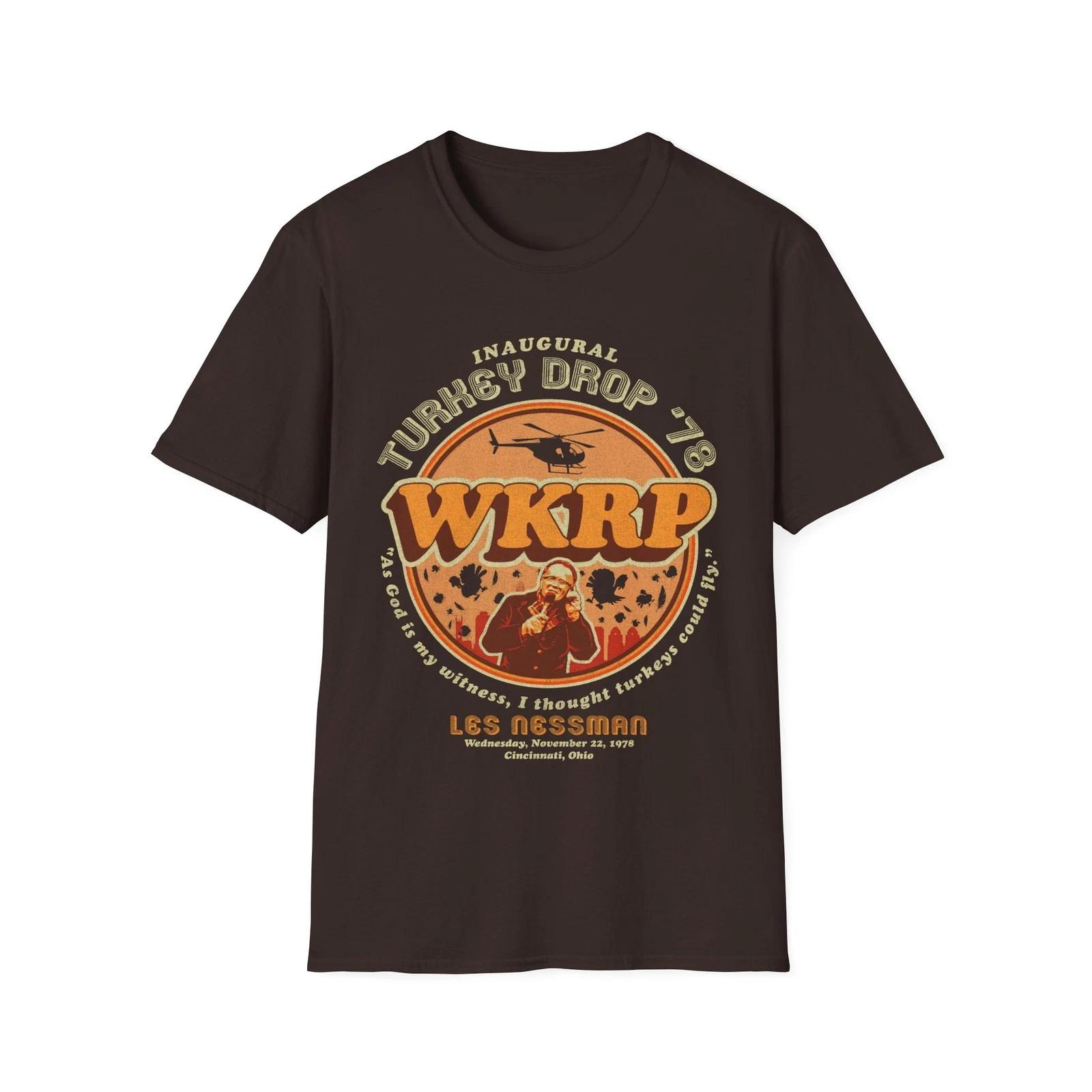 WKRP Turkey Drop  78 Softstyle T-Shirt M