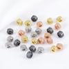 5Pcs 6.5x9mm Cylindrical Spacers Bead DIY Jewelry Making Large Hole Wheel Beads Necklace Bracelet Paved Zircon Brass Accessories