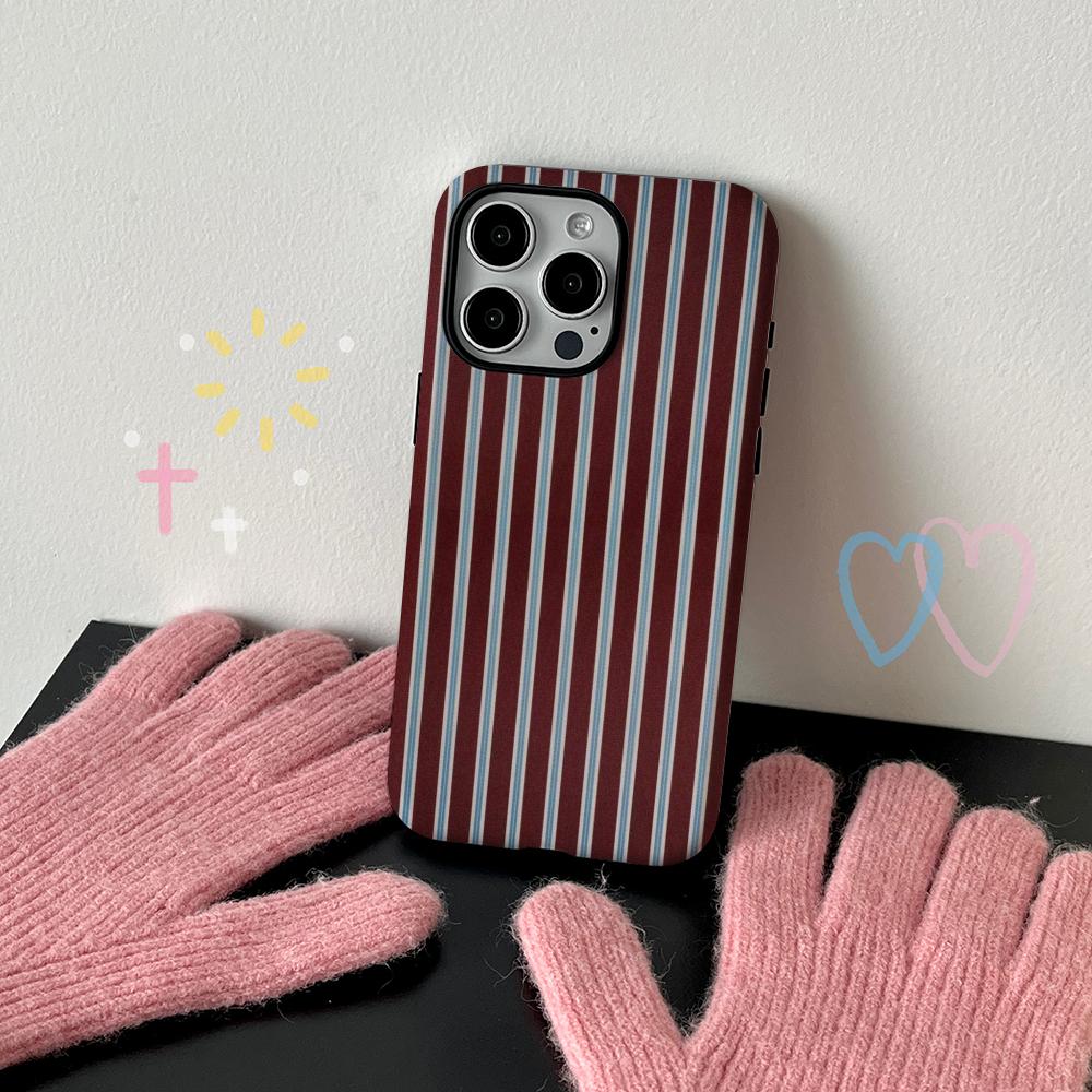 Simple Colorful Stripe Art Design Phone Case Film shell For iPhone 17 16e 16 15 14 13 12 11 Pro Max Plus XS
