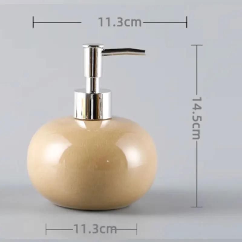 

470ml Ceramic lotion bottle Advanced hand sanitizer bottle Home stay hotel press bottle Shampoo shower gel separate bottles