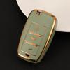Changan Car Key Case for CS75: Gold-Edged Oshan TPU Key Cover