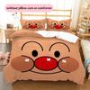 Anpanman Classic Bedding Set Duvet Cover Pillowcase No Filler, Soft Home Bedroom Decor, Perfect Gift for Fans.chl