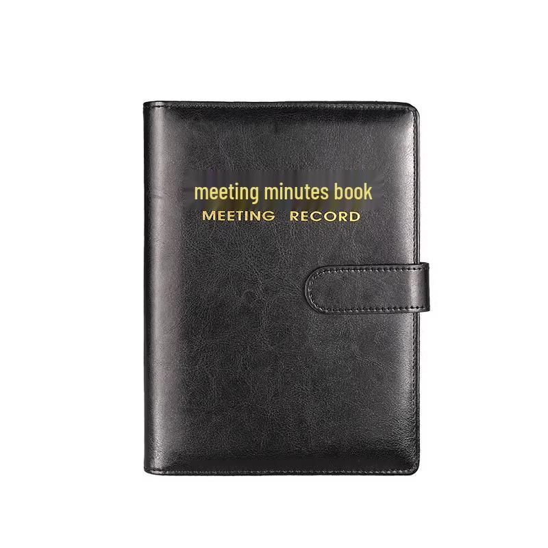 Special Edition A5/B5 Business Meeting Minutes Loose-leaf Notebook with Buckle