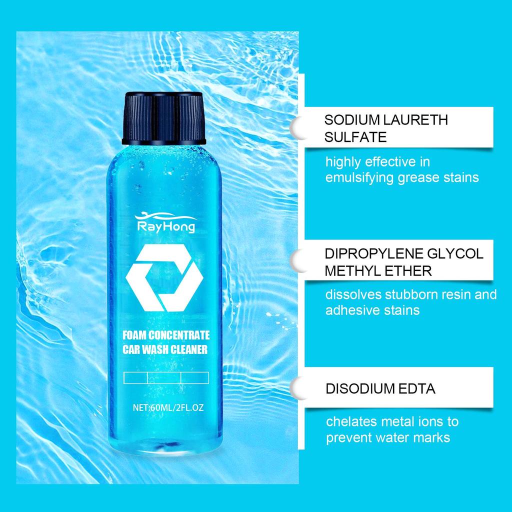 Rayhong Auto Cleaner: Dual-Action Brightening & Waterproof Agent for Stain Resistance