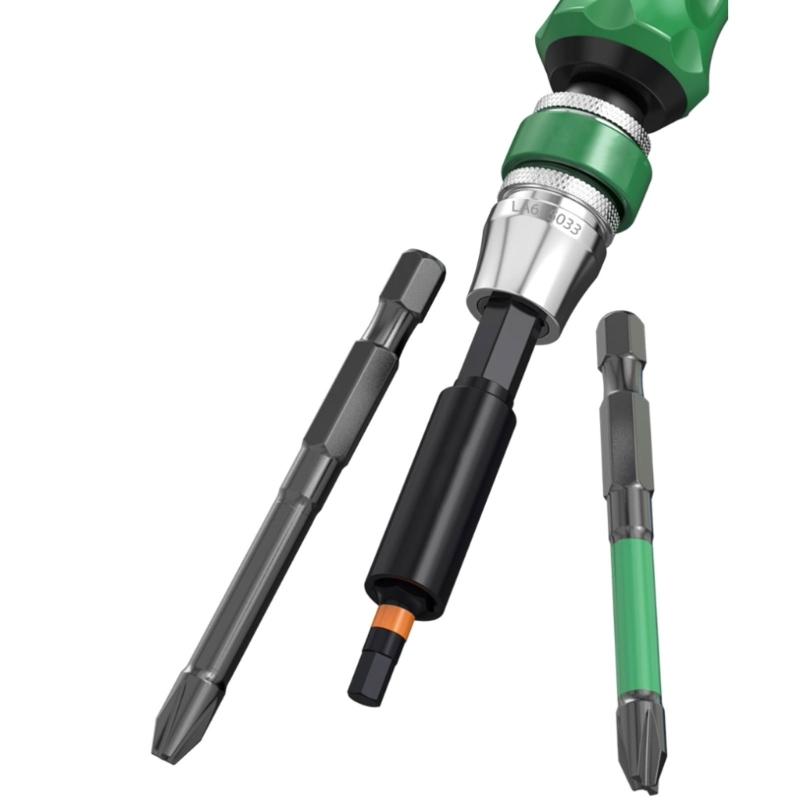 Screwdriver Set 10 In 1 Steel Magnetic Screwdriver Set Household Multifunction Replaceable Head Screwdriver Bits
