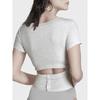 Non-Exchangeable Non-Returnable] Beauty Back Yoga Clothes Short Sleeve Tops Slim-Fit with Brassiere Pad Sports T-Shirt Pilates Workout Clothes