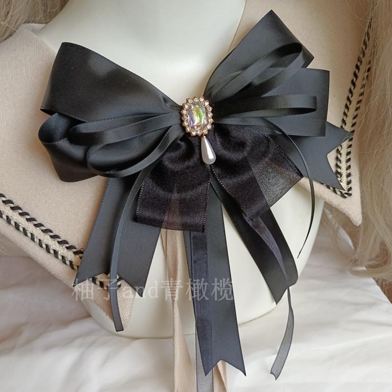 Dark Lolita Bow Hairpin Lolita Hair Accessories Hairclip Headgear Cos Collar Flower Hatsune Cosplay Accessories