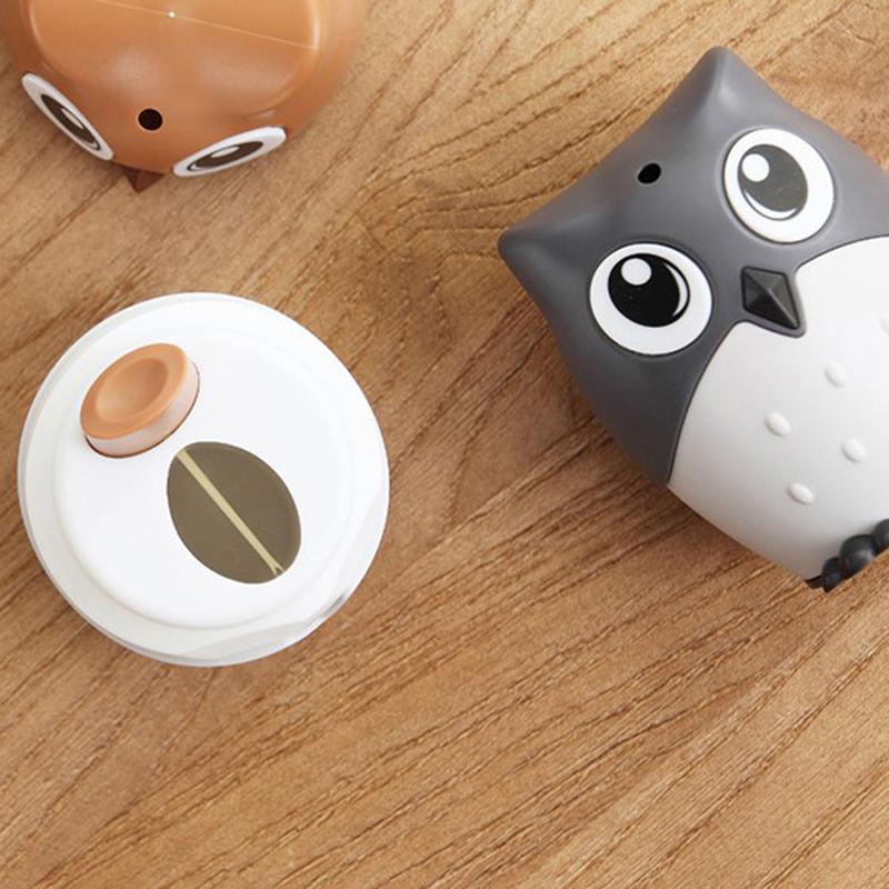 Cute Cartoon Owl Toothpick Holder Desktop Automatic Toothpick Dispenser Tooth Pick Container Family Bar Accessories