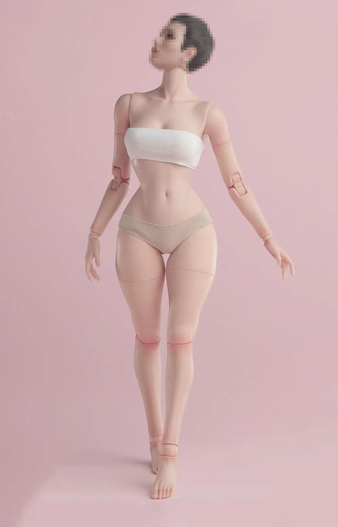 Scale Female Action Figure Flexible Joint Action Figure Body Model with Various Detachable Leg and Hand Accessories Slim 1/6 Body, 12-Inch (White