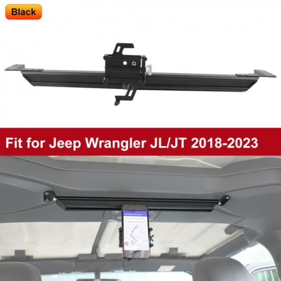 Roof Top Mounting Phone Holder Stand Bracket For Jeep Wrangler JL JT Accessories