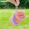 Portable Foldable Silicone Water Bottle - Outdoor Telescopic Camouflage Design