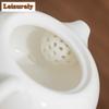 230 ml Dehua Schafsfett Jade Weißes Porzellan Xishi Teekanne Japanische Kanne Teekessel mit Sieb Teeartikel Zubehör Geschenk