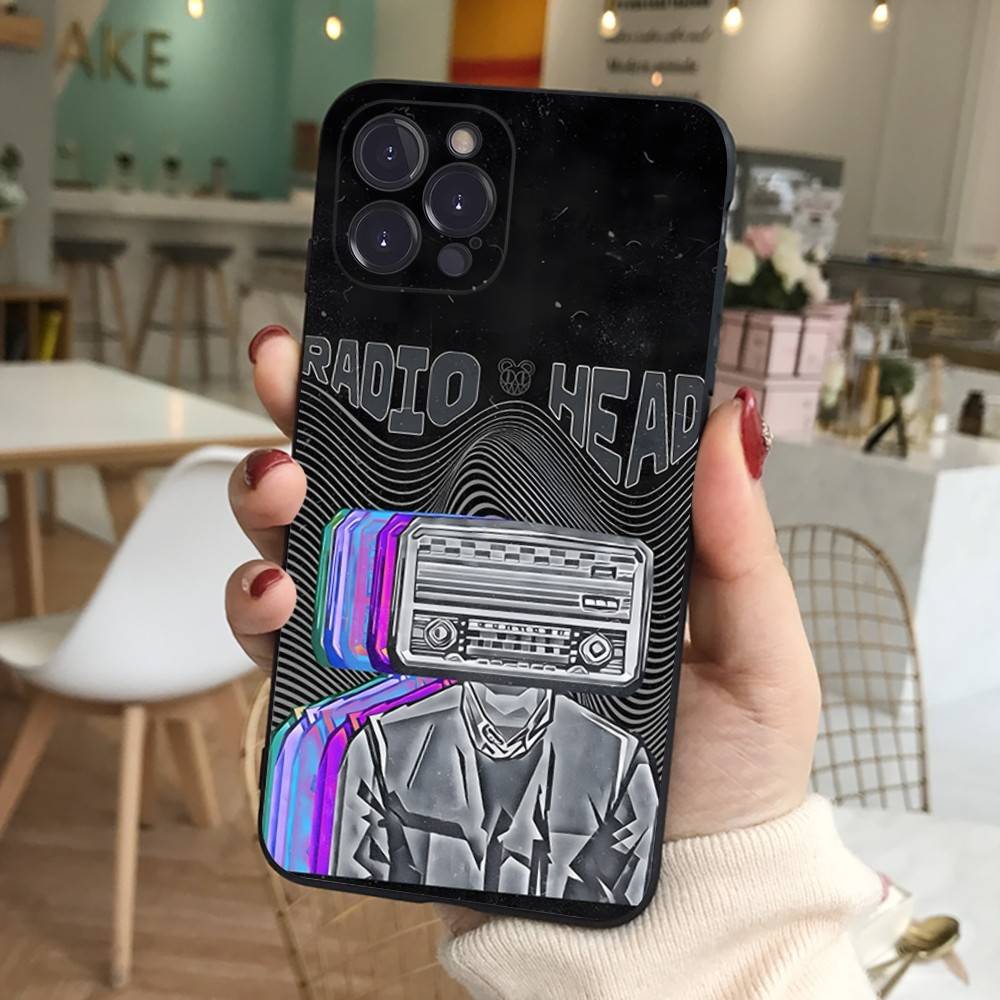 

R-Radiohead Rock Band Phone Case For IPhone 17 Air 16 Pro Max 15 14 13 12 11 Mini Soft TPU Back Cover iPhone 12