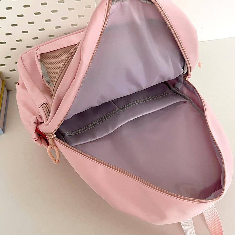 College Style Schoolbag Women Large Capacity Backpack Girls Lightweight Waterproof Backpack