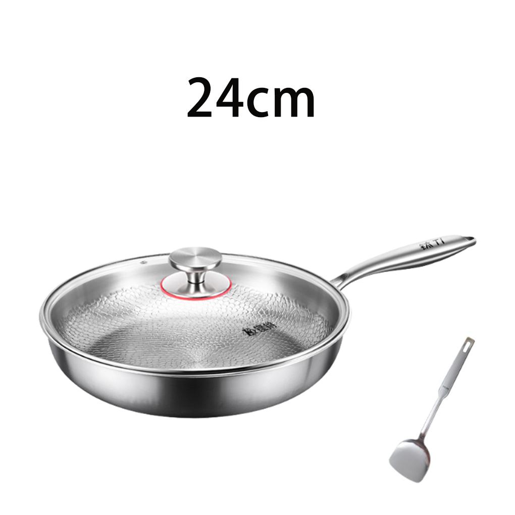 

2025 New Saute Pan Frying Skillet with Lid Multi Functional Nonstick Cookware Titanium Hammered Skillet For Kitchen Cooking
