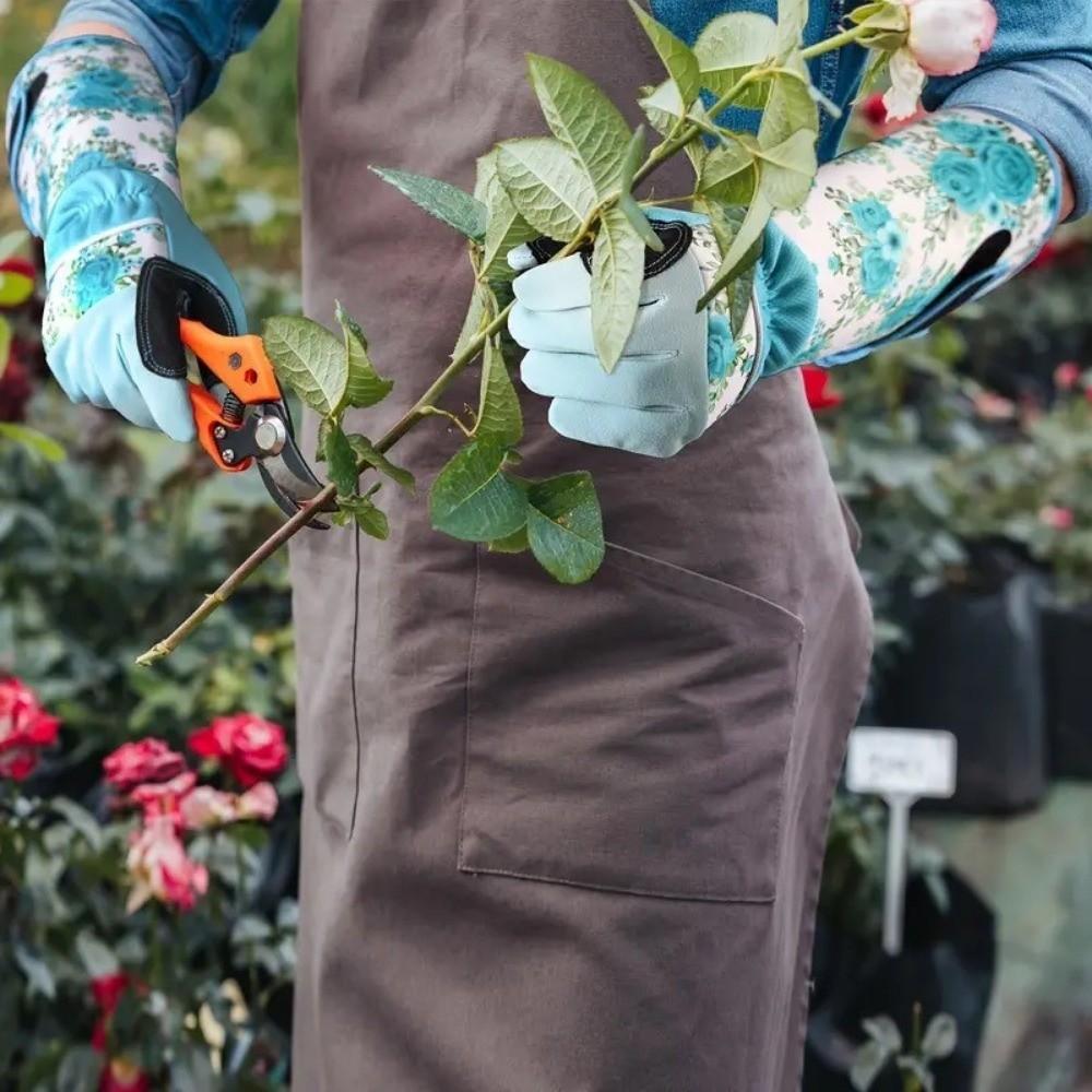1 Pair Anti-Puncture Thorn Proof Gloves Long Elbow Design Rose Pruning Gloves Pruning Roses