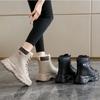 Plush Women's Snow Boots Fashion High-top Cotton Shoes Ladies Waterproof Warm Outdoor Walking Shoes Anti-slip Boots
