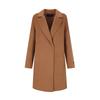 Soup Collar One-Button Long Coat (Szahc90)