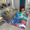 Colorful Marbling Carpet for Bedroom Bathroom Living Room Entryway Rug Non-Slip Rug Floor Carpet Kitchen Entry Rug Home Decor