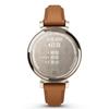 GARMIN Lily 2 Classic Tan Leather/Cream Gold [Suica-compatible model / 5 days of operation on a f...