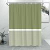 Solid Colours and Lines Modern Minimalist Shower Curtain Colourful Geometric Polyester Fabric Home Shower Curtain Bathroom Decor