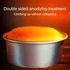 1Pc Aluminum Alloy Round Pork Pie Dish DIY Making Cakes Silver Mini Cake Tins Small Pans Mold