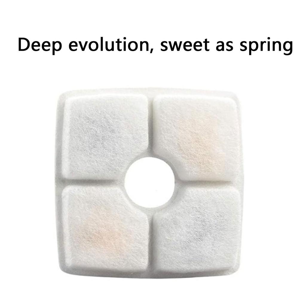 Pet Fountain Filters Filtration System Replacement Filter and Foam Water Purifications Filters Water Fountain Accessory